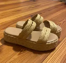 Tan Platform Sandals