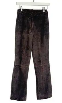 St. John collection brown suede pants sz 2