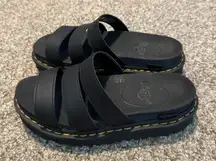 Black Slide Sandals