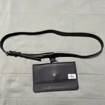 Calvin Klein Black Belt Bag Minimalist Design