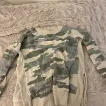 camo crewneck- small