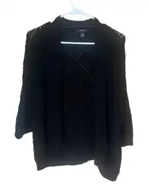 Alfani 3/4 sleeve Black Knit Sweater