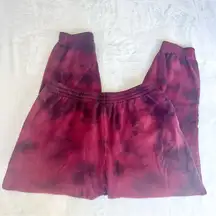VS PINK Tie Dye Red Joggers!