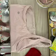 LULU one shoulder sports bra