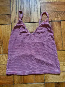 Red And White Stripe Tank