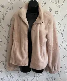 Sanctuary Teddy Jacket in Light Pink