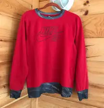 ESSENTIAL RED/BLACK  GRAPHIC SWEATSHIRT PULLOVER