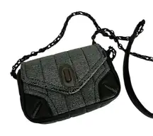 Rag & Bone mini Black and Gray Crossbody Bag with Elegant Design