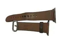 Vintage Brown Leather Apple Watch Band 40/38mm Rustic Classic Strap