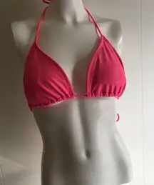 Candy pink bikini top