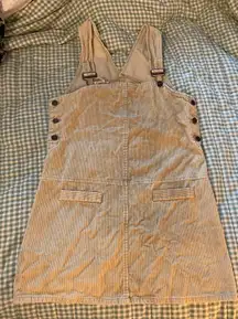 Corduroy Overall Dress 