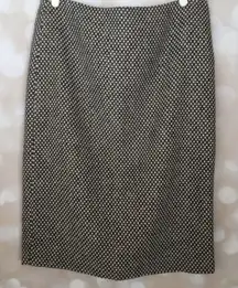 Lord and Taylor Black and White Skirt