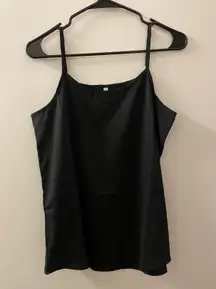 Plain Black Cami Tank