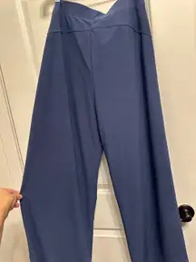 Halara Flex High Waisted Wide Leg Waffle Side Pocket Casual‎ Comfy Pants