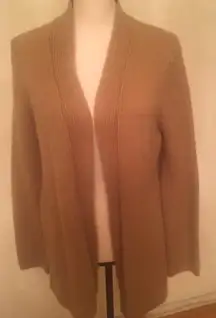 Camel Knit Jacket 
