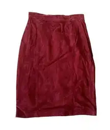 Vintage Hastings & Smith Suede Leather Skirt