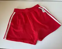 Old Navy Scotty Red-SoComfy-Terry Shorts with White Trim Size Small 