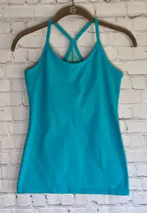 Lululemon Athletica Turquoise blue Camisole Athletic‎ Top Woman’s size 6