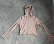 Hollister Cropped Hoodie Full-Zip