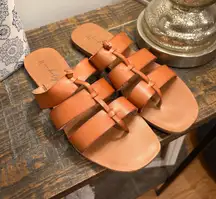 Wonderly lather sandals