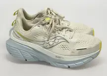 Saucony Guide 18 Women's Size 7.5 Wide White/Ice Melt Running Shoes Cushion
