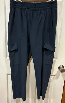 Sleek Tech Cargo Pull-On Pants – Navy Blue