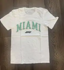 F1 White Miami Tee-Shirt 