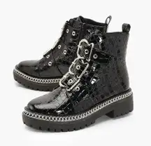 Croc Biker Boots