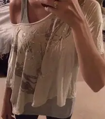 Calvin Klien! Off the shoulder top!