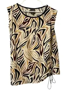 Lysse Shirt‎ Women Colorful Size Medium Pullover Sleeveless Blouse Lightweight