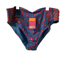 Tabitha Brown Women's Tropical Leopard Print Swim Bikini Bottom Size 3X