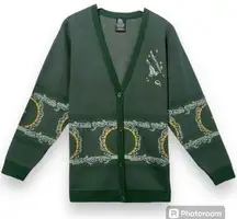 The Lord Of The Rings Lórien leaf and the One Ring Cardigan (Unisex)