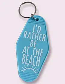 I’d Rather Be At The Beach Motel Keychain