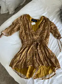 Cheetah Print Romper