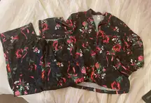 Victoria Secret bows and floral pj set