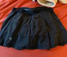lululemon Pace Rival Mini Skirt Black