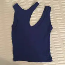 Emma & Sam  Blue Crop Top LF