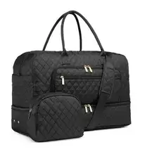 Women’s Weekend Travel Carry On Bag Black