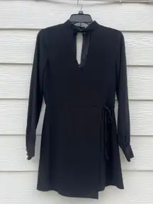 Black Long Sleeve Romper