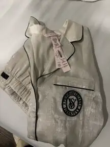 Victoria's Secret Glazed Satin Long Pajama Set