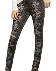 PILCRO AND THE LETTERPRESS Black Funky Corduroy Pants Serif Size 26 Stretchy