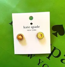 Kate Spade Spot The Spade Pave Halo Spade Studs