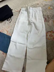 White Jeans Wide-Leg Just Black Denim