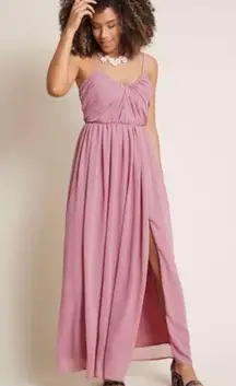 Modcloth  Dusty Rose Pink Geode Genuine Grandeur Maxi Dress