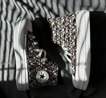 Platform Floral Embroidered