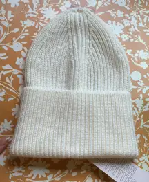 NWT  White Beanie