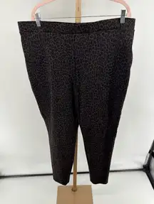 Philosophy Republic Leopard Print Leggings Pants Animal Brown Size 3X Womens