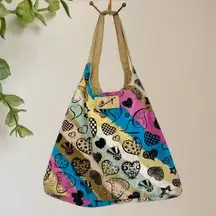 Chunky Large Y2K Heart Tote Bag Bongo