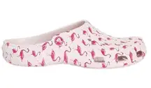 Crocs Freesail Clogs Flamingo Slip On Sandals Graphic Summer Round Toe Pink 10