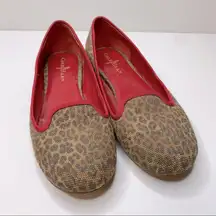 Cole Haan  Nike Air Morgan Leopard Slip On Flats